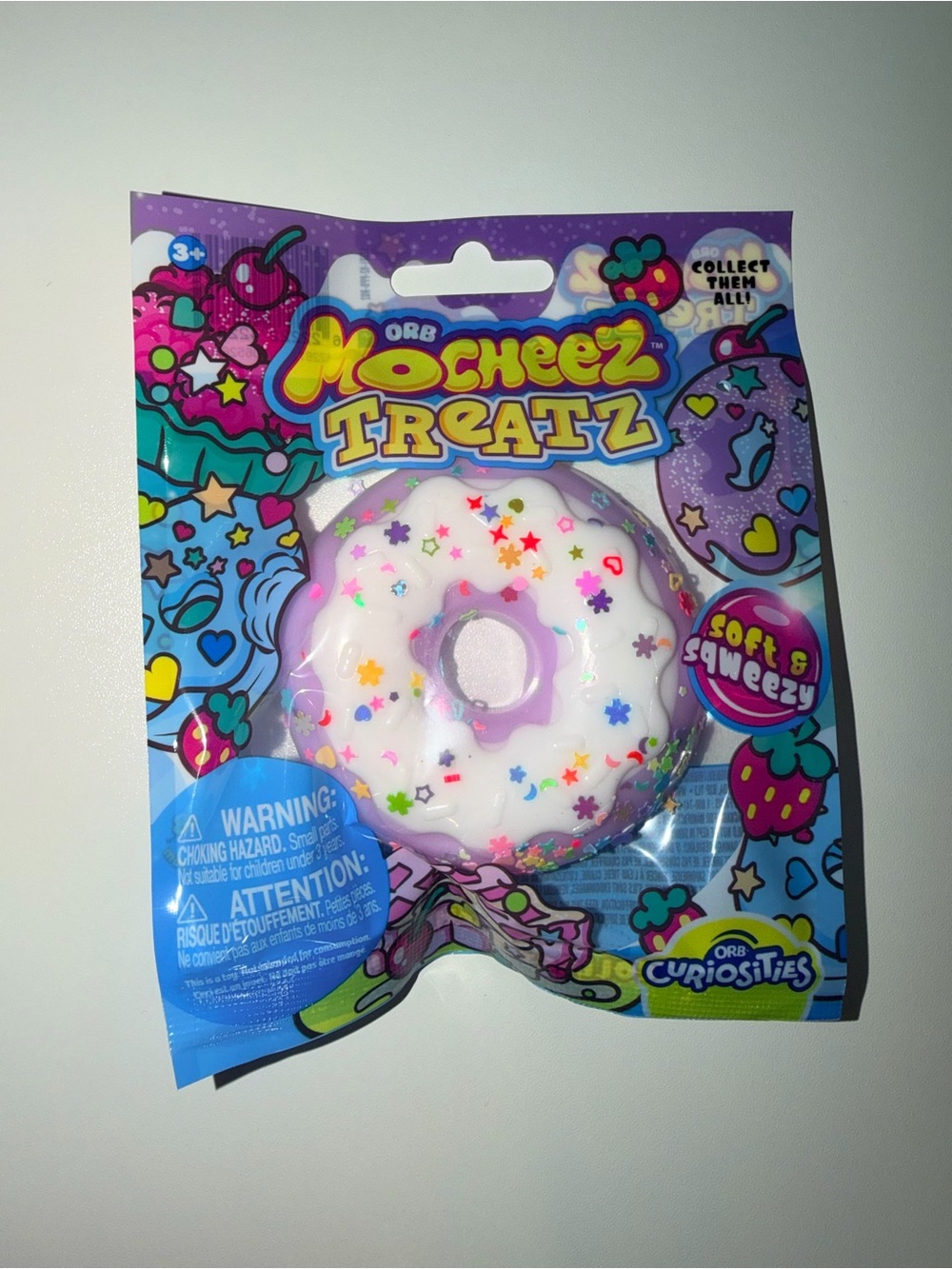 🌈🍩Viral ORB Mocheez Treatz Squichy Donut Soft Squeeze Toy